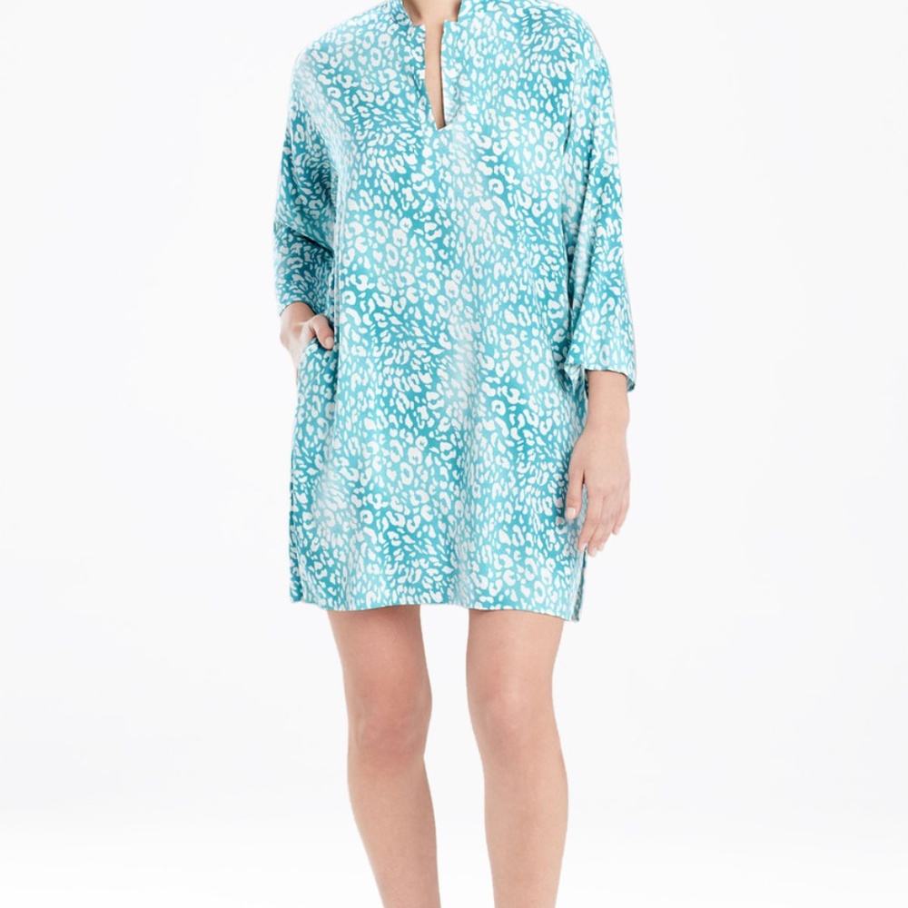Medium Natori Misty Leopard Challis Sleepshirt